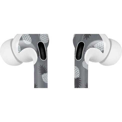 Black and White Pineapples AirPods Pro 2nd Gen Skin