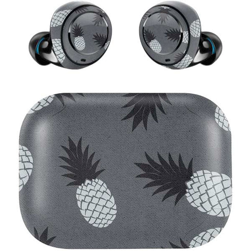 Black and White Pineapples Amazon Echo Buds Skin