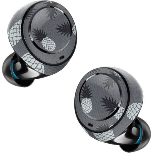 Black and White Pineapples Amazon Echo Buds Skin