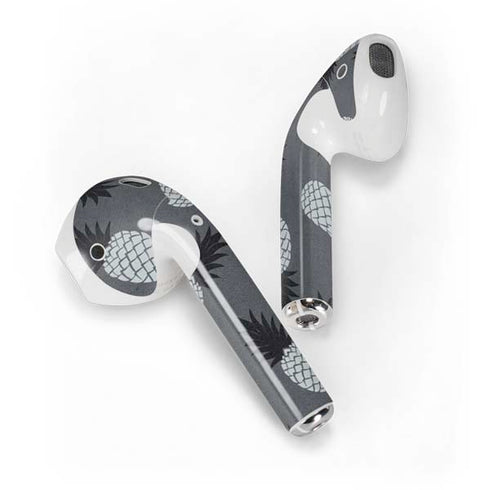 Black and White Pineapples Apple AirPods Skin