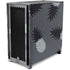 Black and White Pineapples Corsair 4000D Tempered Glass Mid-Tower ATX Case Skin