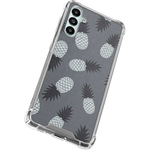 Black and White Pineapples Galaxy A15 5G Clear Case