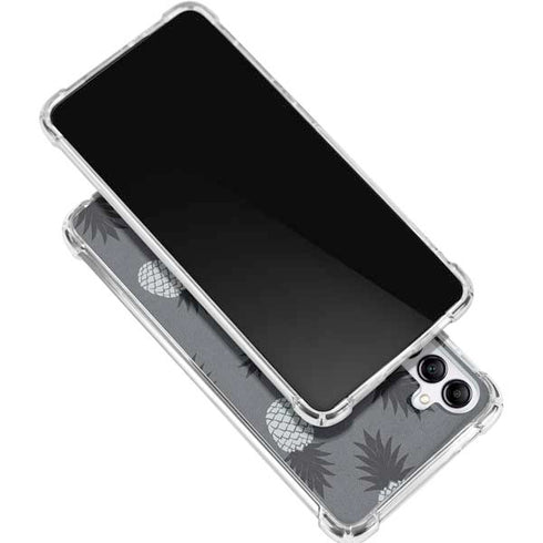 Black and White Pineapples Galaxy A15 5G Clear Case