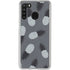 Black and White Pineapples Galaxy A21 Clear Case