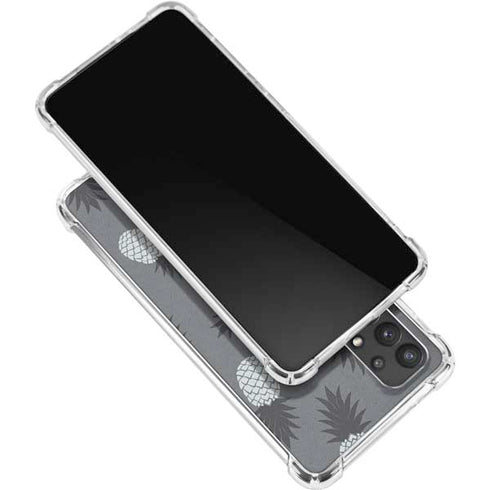 Black and White Pineapples Galaxy A32 5G Clear Case