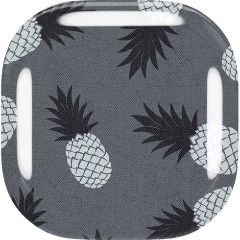 Black and White Pineapples Galaxy Buds Live Skin