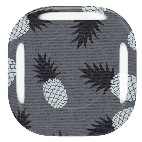 Black and White Pineapples Galaxy Buds Live Skin