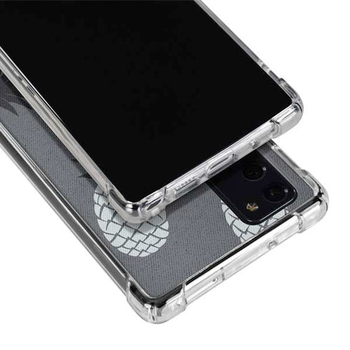 Black and White Pineapples Galaxy Note20 5G Clear Case