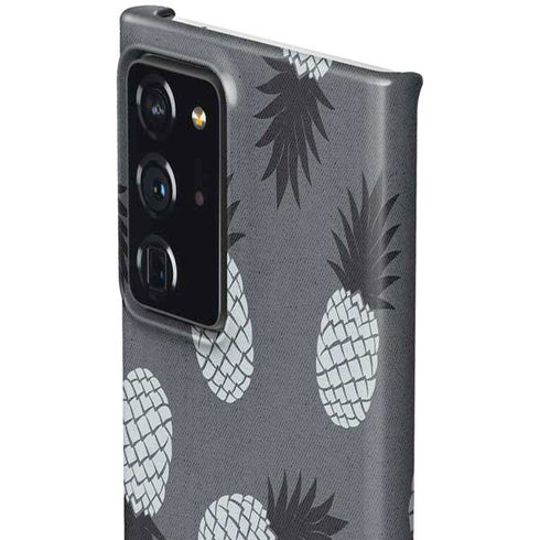 Black and White Pineapples Galaxy Note20 Ultra 5G Lite Case