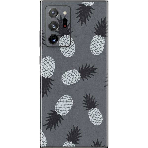 Black and White Pineapples Galaxy Note20 Ultra 5G Skin