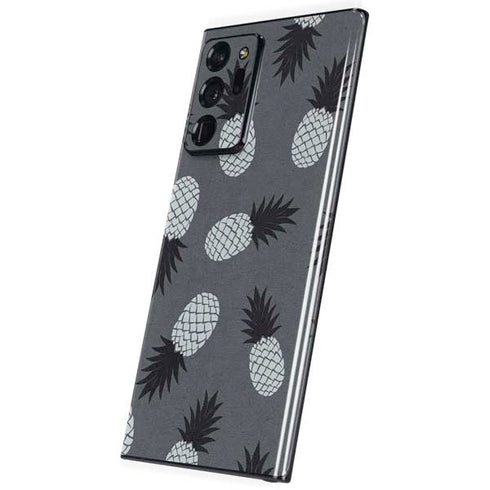 Black and White Pineapples Galaxy Note20 Ultra 5G Skin