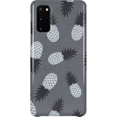 Black and White Pineapples Galaxy S20 Lite Case