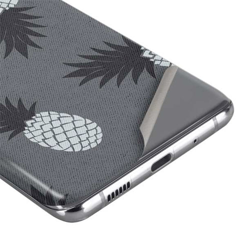 Black and White Pineapples Galaxy S20 Ultra 5G Skin