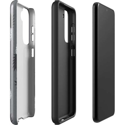 Black and White Pineapples Galaxy S22 Plus Pro Case