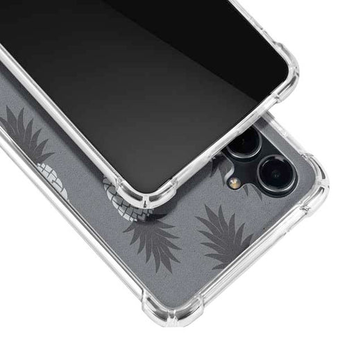 Black and White Pineapples Galaxy S23 FE Clear Case