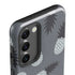 Black and White Pineapples Galaxy S23 Plus Pro Case