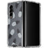 Black and White Pineapples Galaxy Z Fold4 5G Clear Case