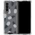 Black and White Pineapples Galaxy Z Fold4 5G Clear Case