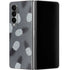 Black and White Pineapples Galaxy Z Fold4 5G Skin