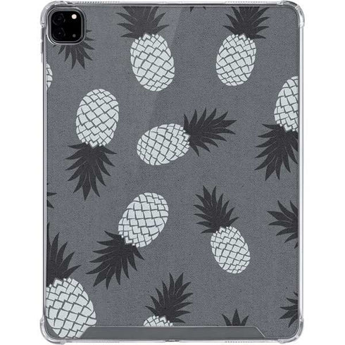 Black and White Pineapples iPad Pro 12.9in (2020) Clear Case