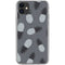 Black and White Pineapples iPhone 11 Clear Case