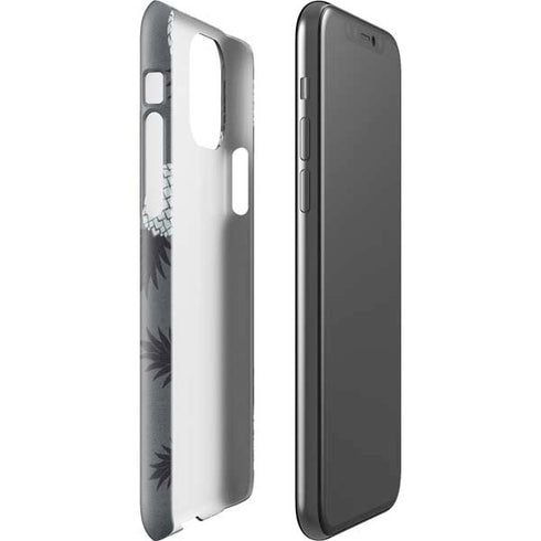 Black and White Pineapples iPhone 11 Pro Lite Case