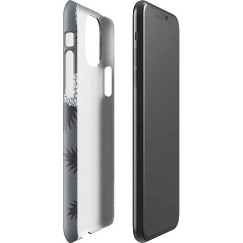 Black and White Pineapples iPhone 11 Pro Max Lite Case