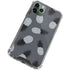 Black and White Pineapples iPhone 12 Pro Clear Case