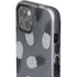 Black and White Pineapples iPhone 15 Plus Impact Case
