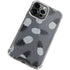 Black and White Pineapples iPhone 15 Pro Clear Case