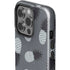 Black and White Pineapples iPhone 14 Pro Impact Case