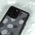 Black and White Pineapples iPhone 14 Pro Max Waterproof Case