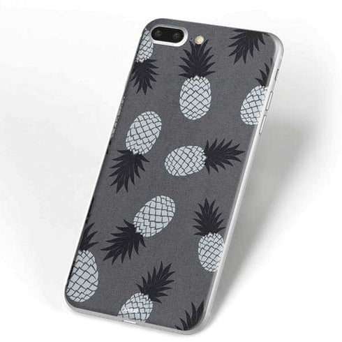Black and White Pineapples iPhone 7 Plus Skin