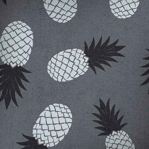 Black and White Pineapples iPhone X Skin