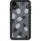 Black and White Pineapples iPhone XR Waterproof Case