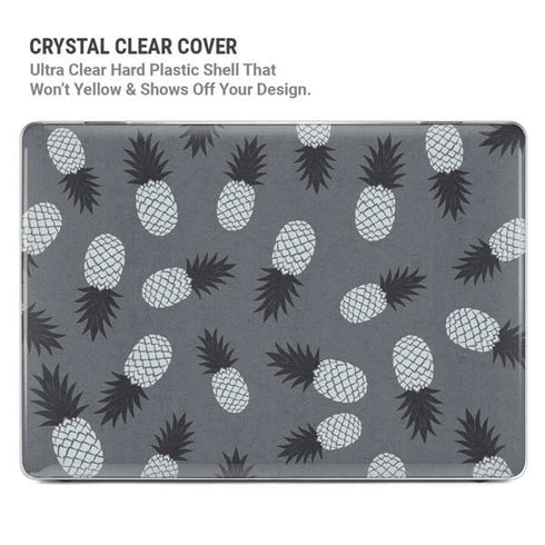 Black and White Pineapples MacBook Air 15in (2023-2025) Case plus Skin