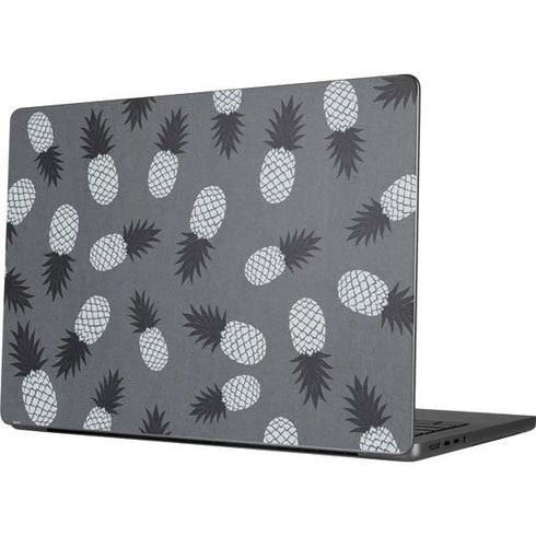 Black and White Pineapples MacBook Pro 14in (2021-24) Skin