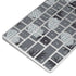 Black and White Pineapples Magic Keyboard Skin