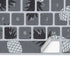 Black and White Pineapples Magic Keyboard Skin