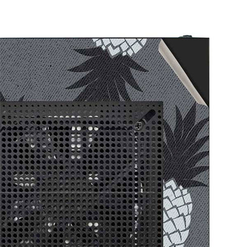Black and White Pineapples NZXT H510 Compact ATX Mid-Tower Case Skin