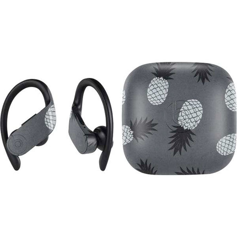 Black and White Pineapples PowerBeats Pro Skin