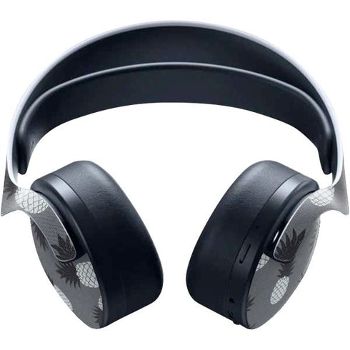 Black and White Pineapples PULSE 3D Wireless Headset for PS5 Skin