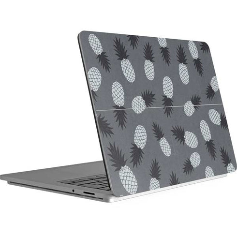 Black and White Pineapples Surface Laptop Studio Skin