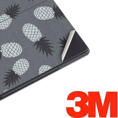 Black and White Pineapples Surface Pro 7 Skin