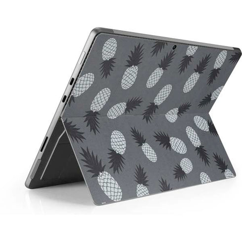Black and White Pineapples Surface Pro 8 Skin