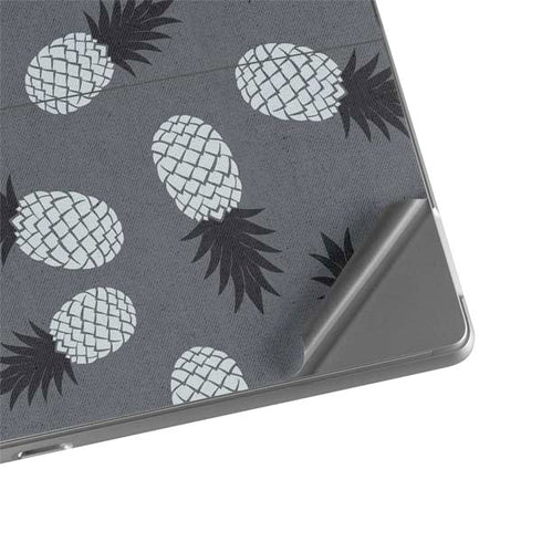 Black and White Pineapples Surface Pro 8 Skin