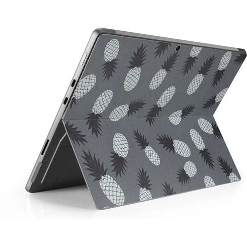 Black and White Pineapples Surface Pro 9 Skin