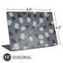 Black and White Pineapples Universal Laptop 11in (8.8 x 6.2in) Skin