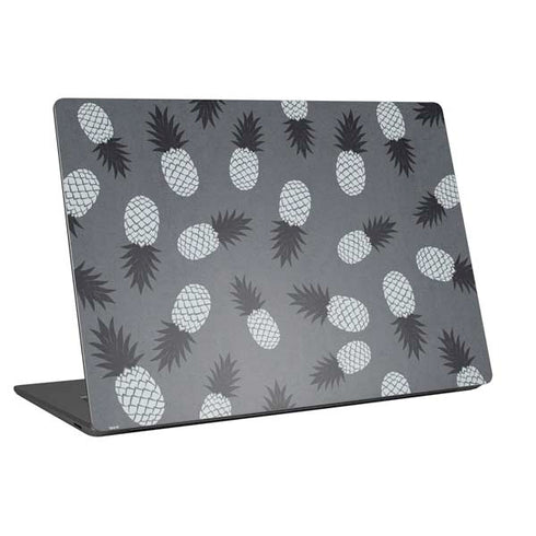 Black and White Pineapples Universal Laptop 12in (9.8 x 6.8in) Skin