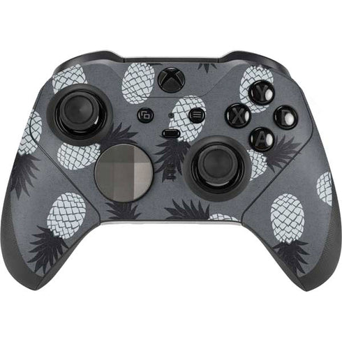 Black and White Pineapples Xbox Elite Wireless Controller Series 2 Skin
